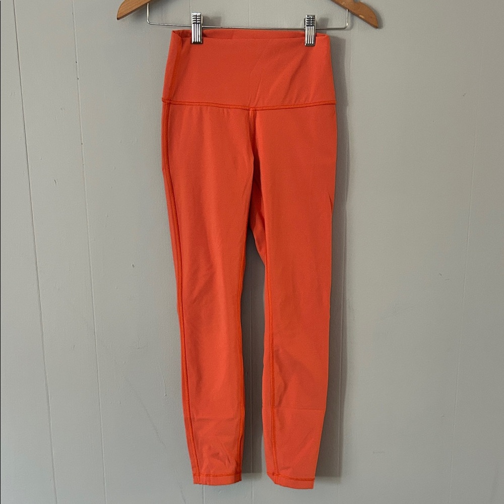 Lululemon Athletica Orange Leggings